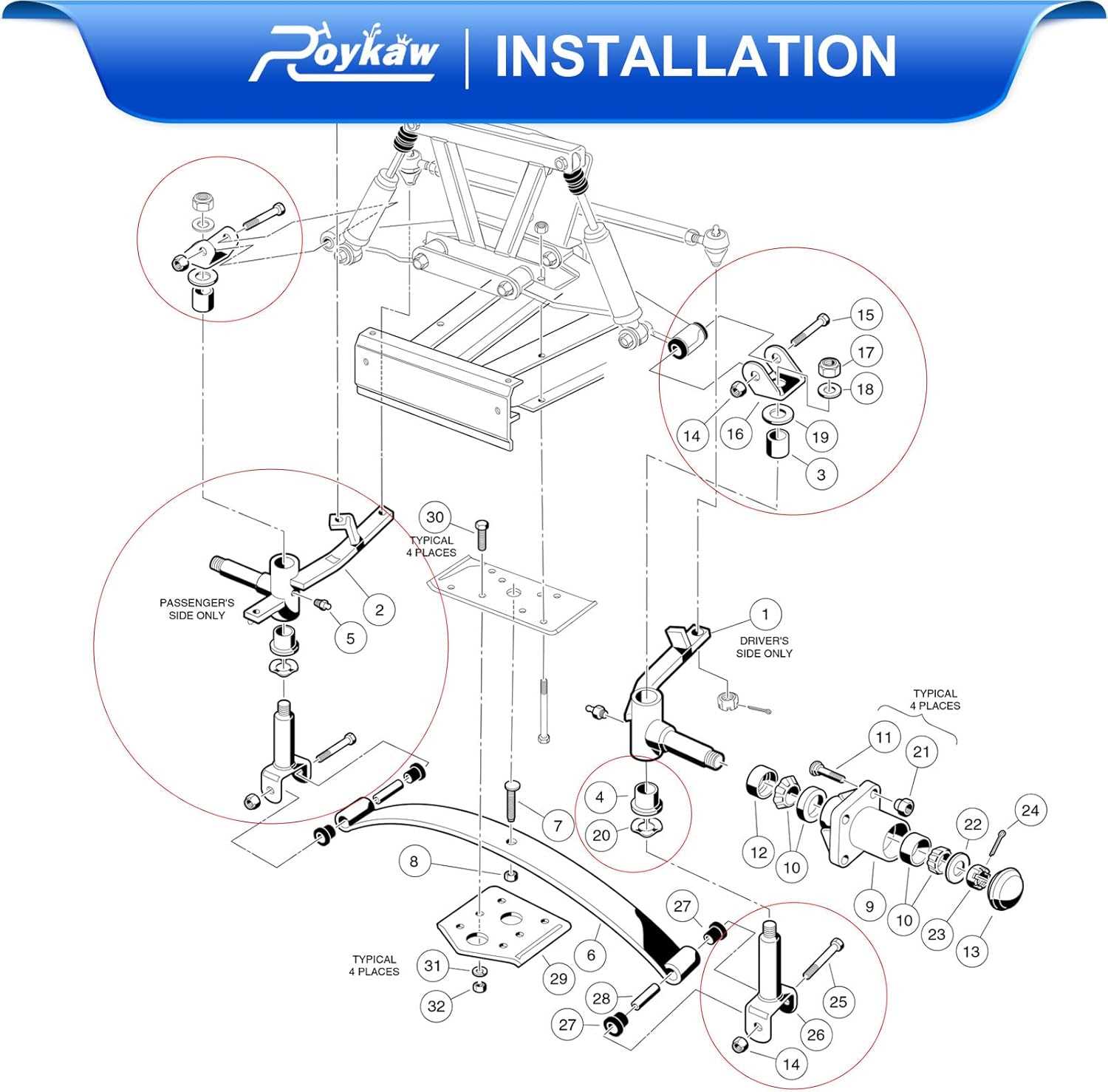 club car carryall parts diagram