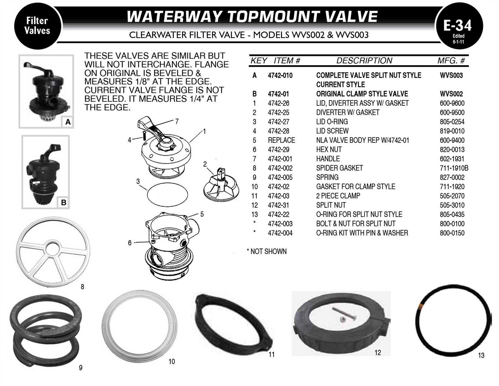 waterway sand filter parts diagram