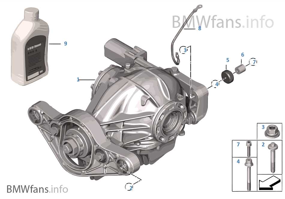 rear differential parts diagram