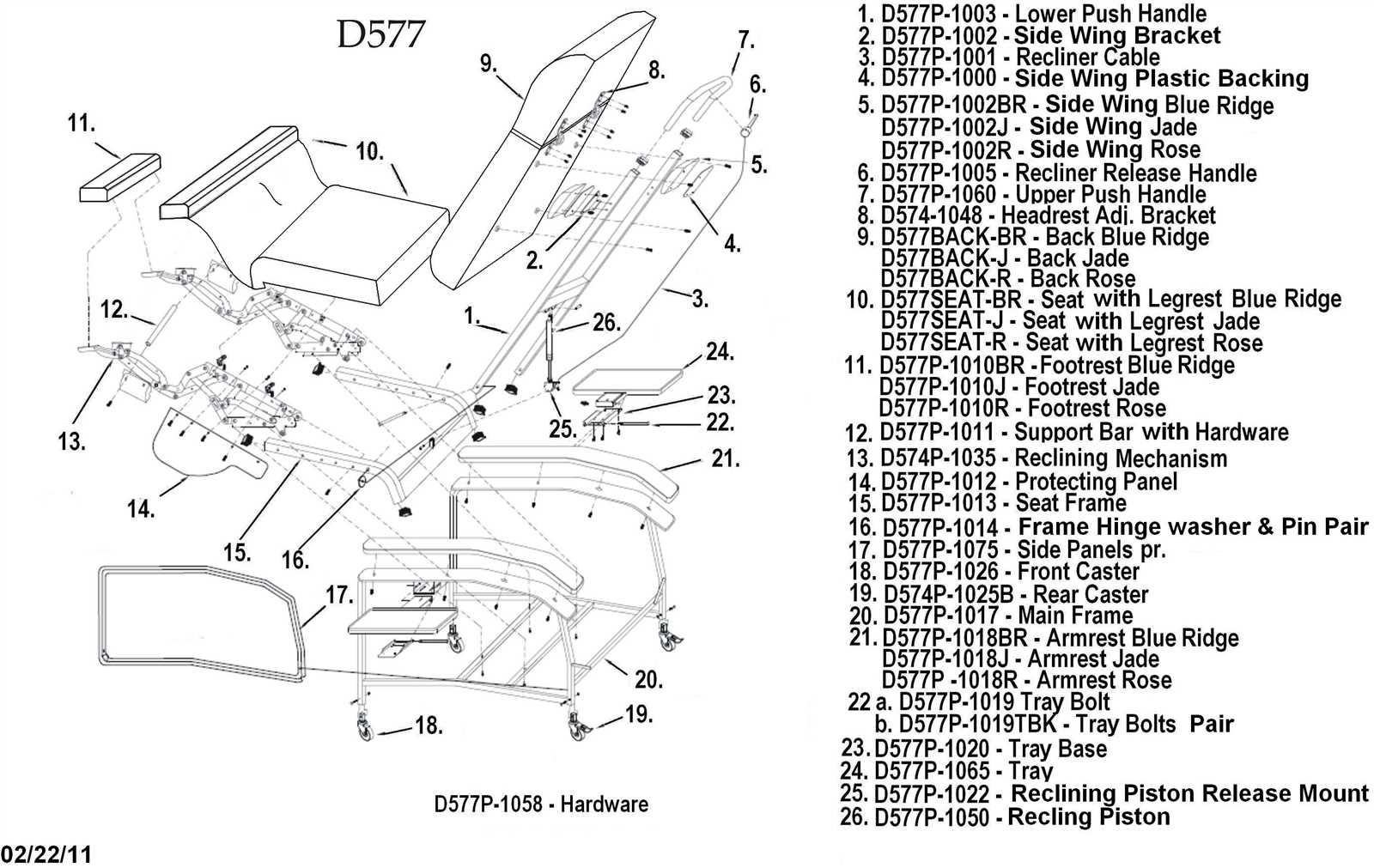 Recliner Chair Parts Diagram and Replacement Guide