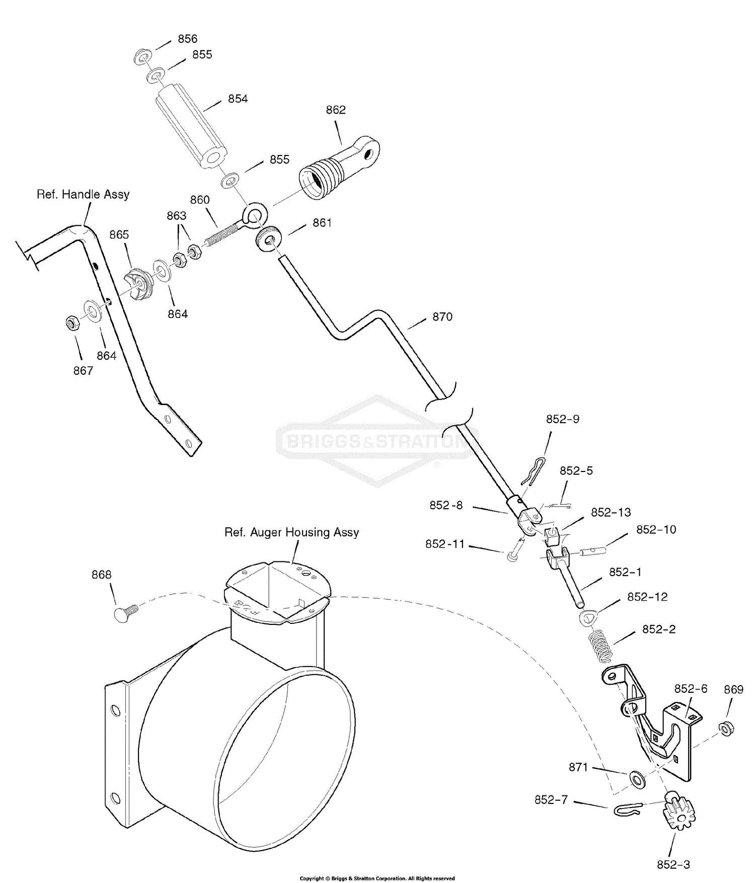 24 inch craftsman snowblower parts diagram