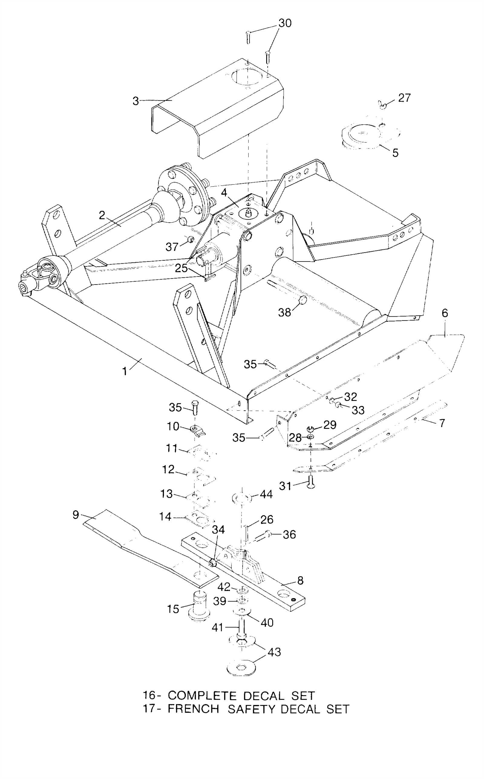 woods cadet 72 parts diagram