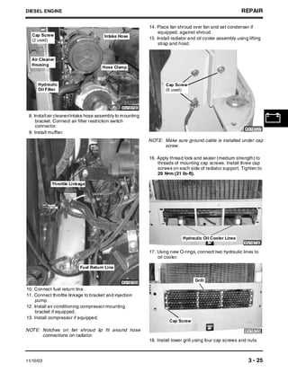 john deere 260 parts diagram