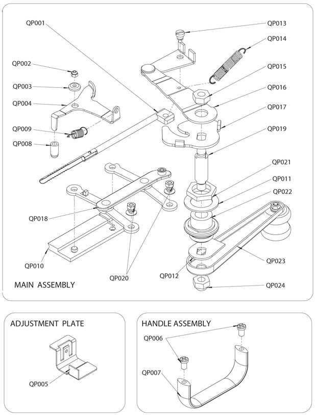 roll n lock parts diagram