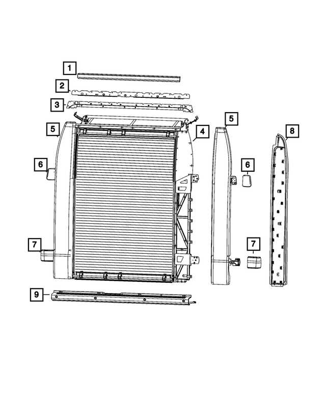 roll up door parts diagram