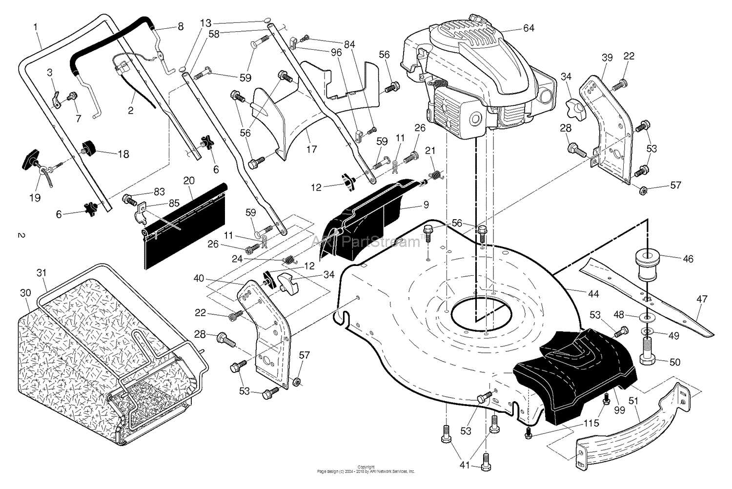 husqvarna hu675hwt parts diagram