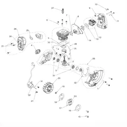 husqvarna weed eater parts diagram