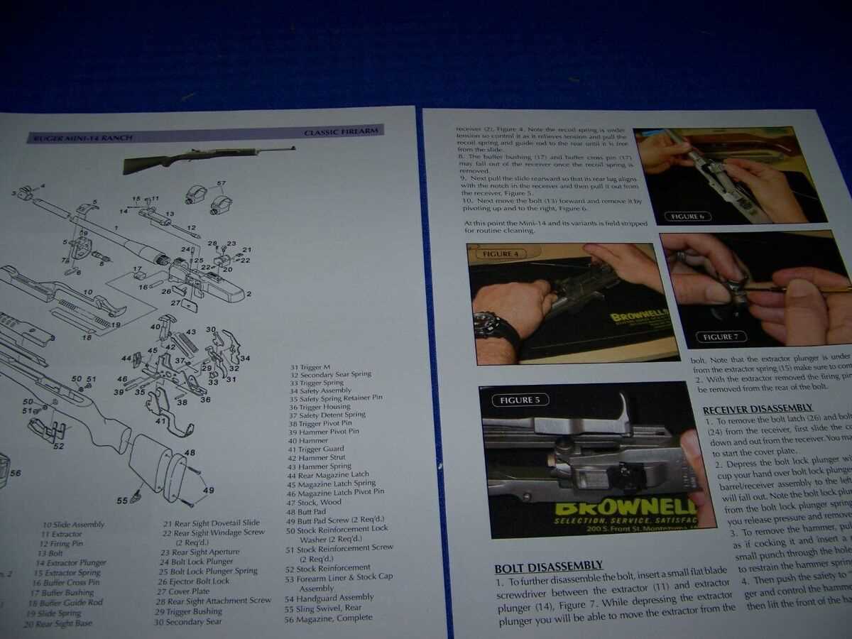 ruger mini 14 parts diagram