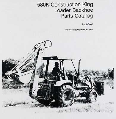 case 580k backhoe parts diagram