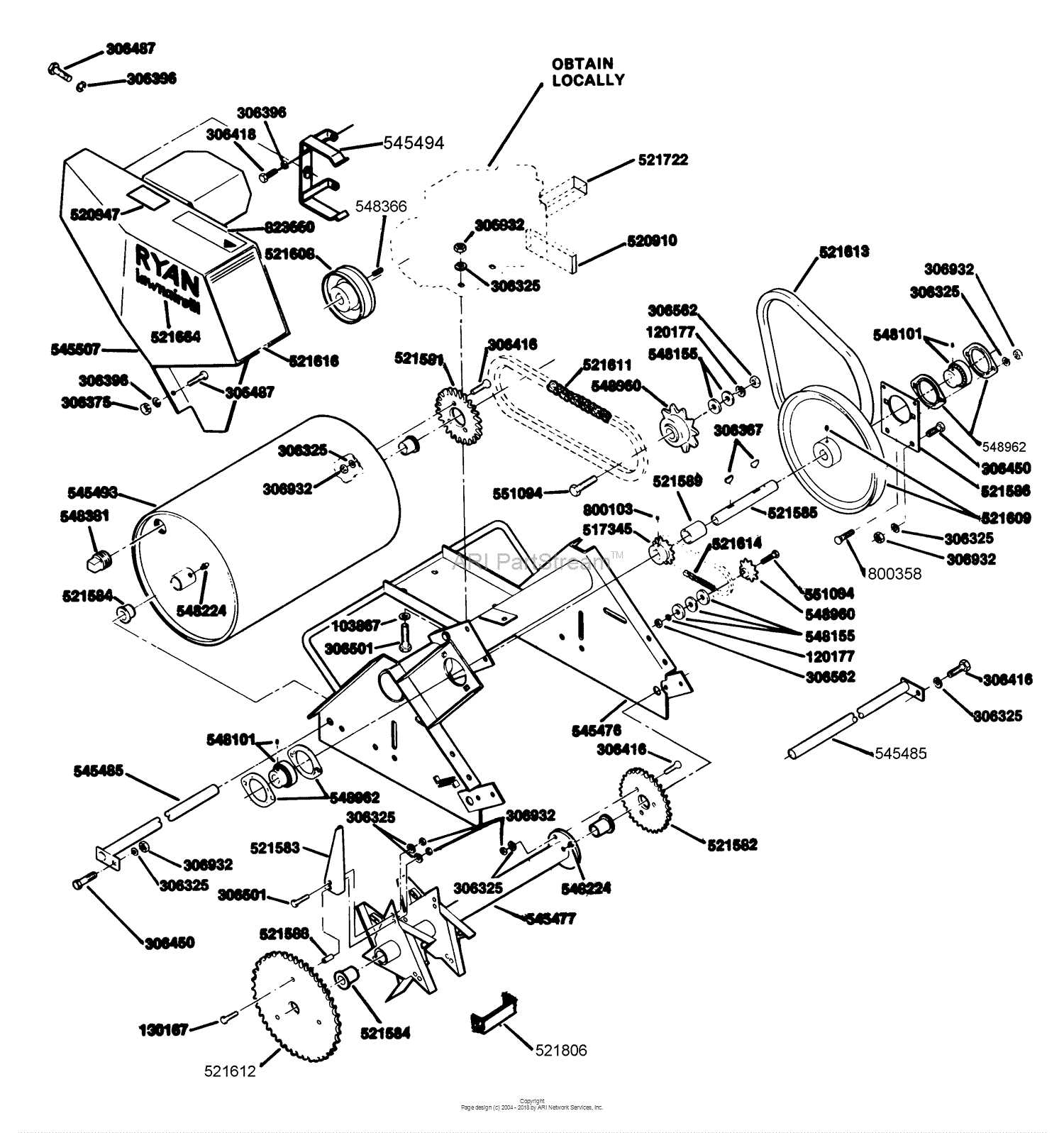 ryan lawnaire iv parts diagram