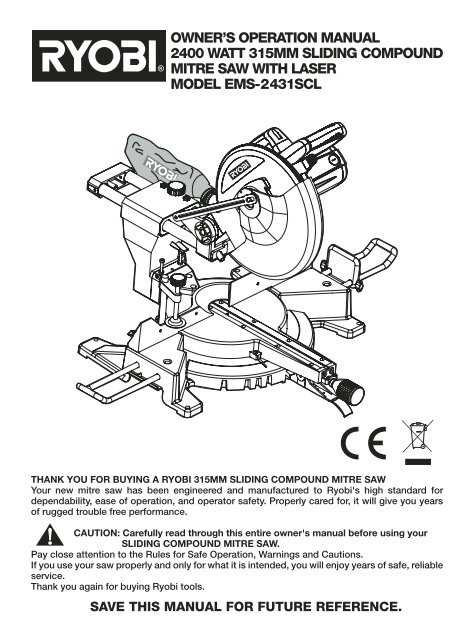 ryobi miter saw parts diagram