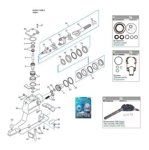 alpha one outdrive parts diagram