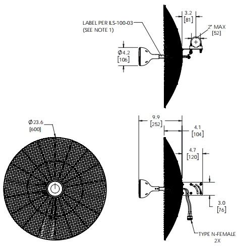 satellite dish parts diagram