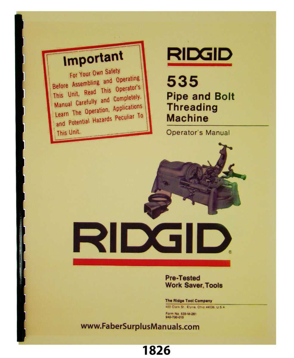 ridgid 700 parts diagram