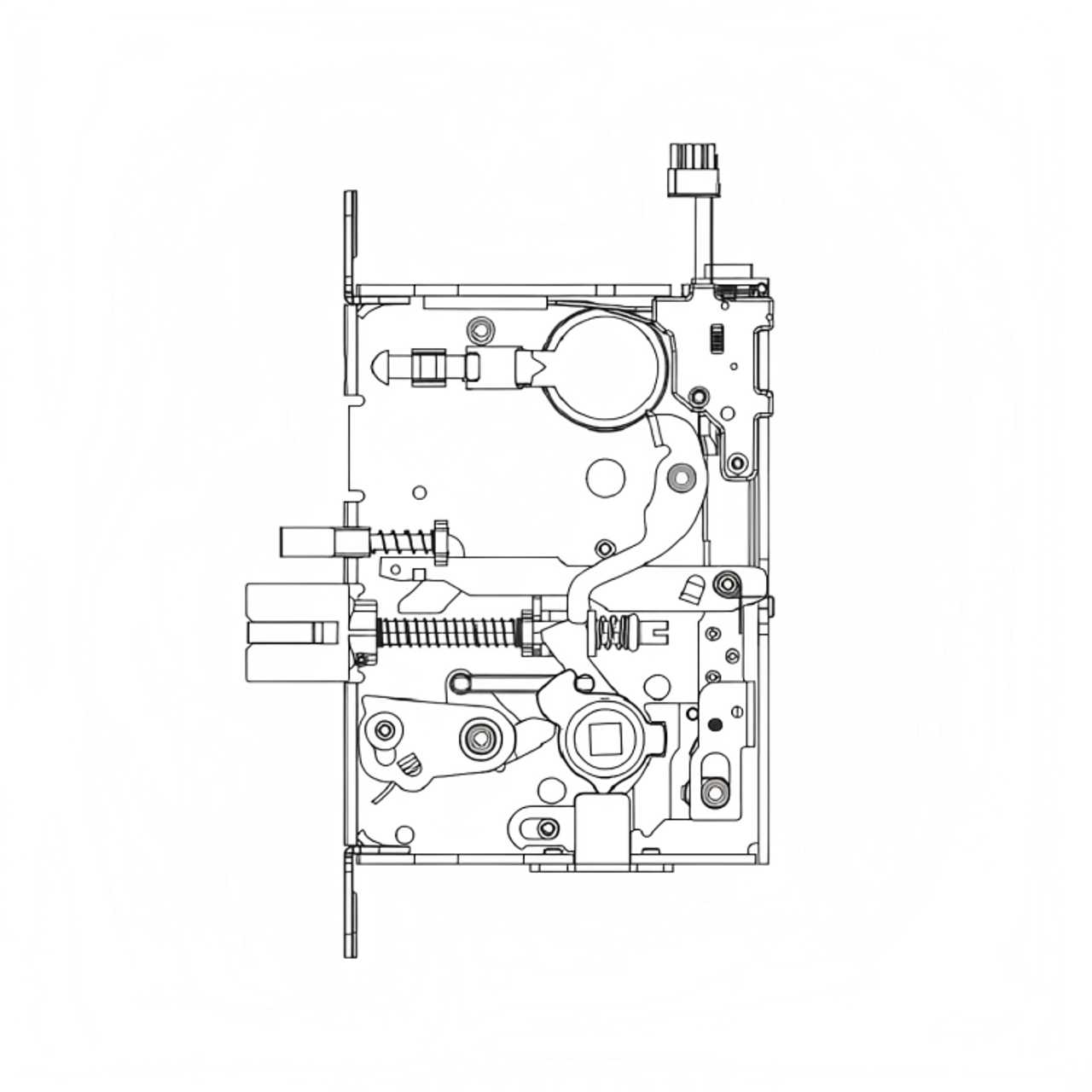 schlage mortise lock parts diagram