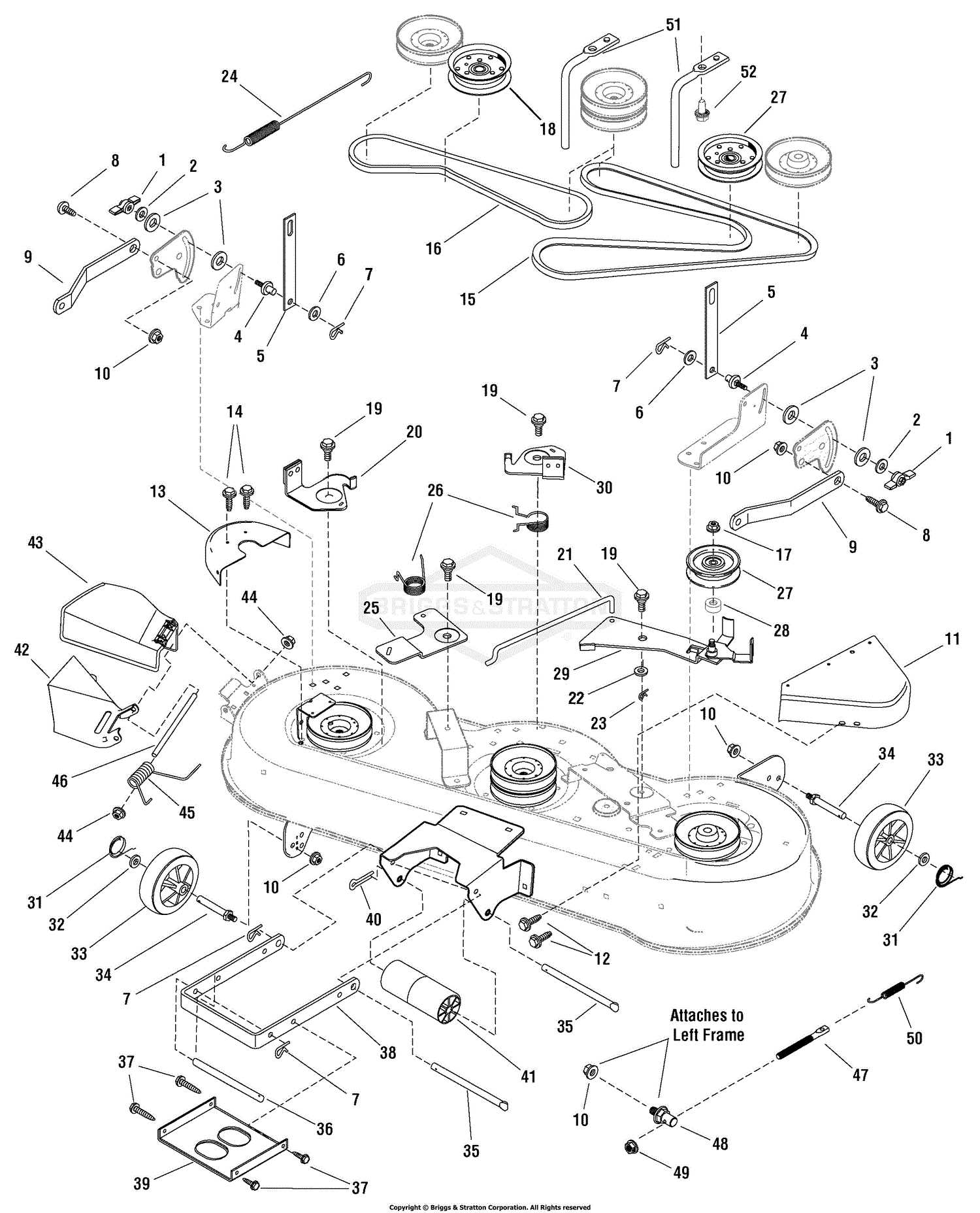 scotts lawn mower parts diagram