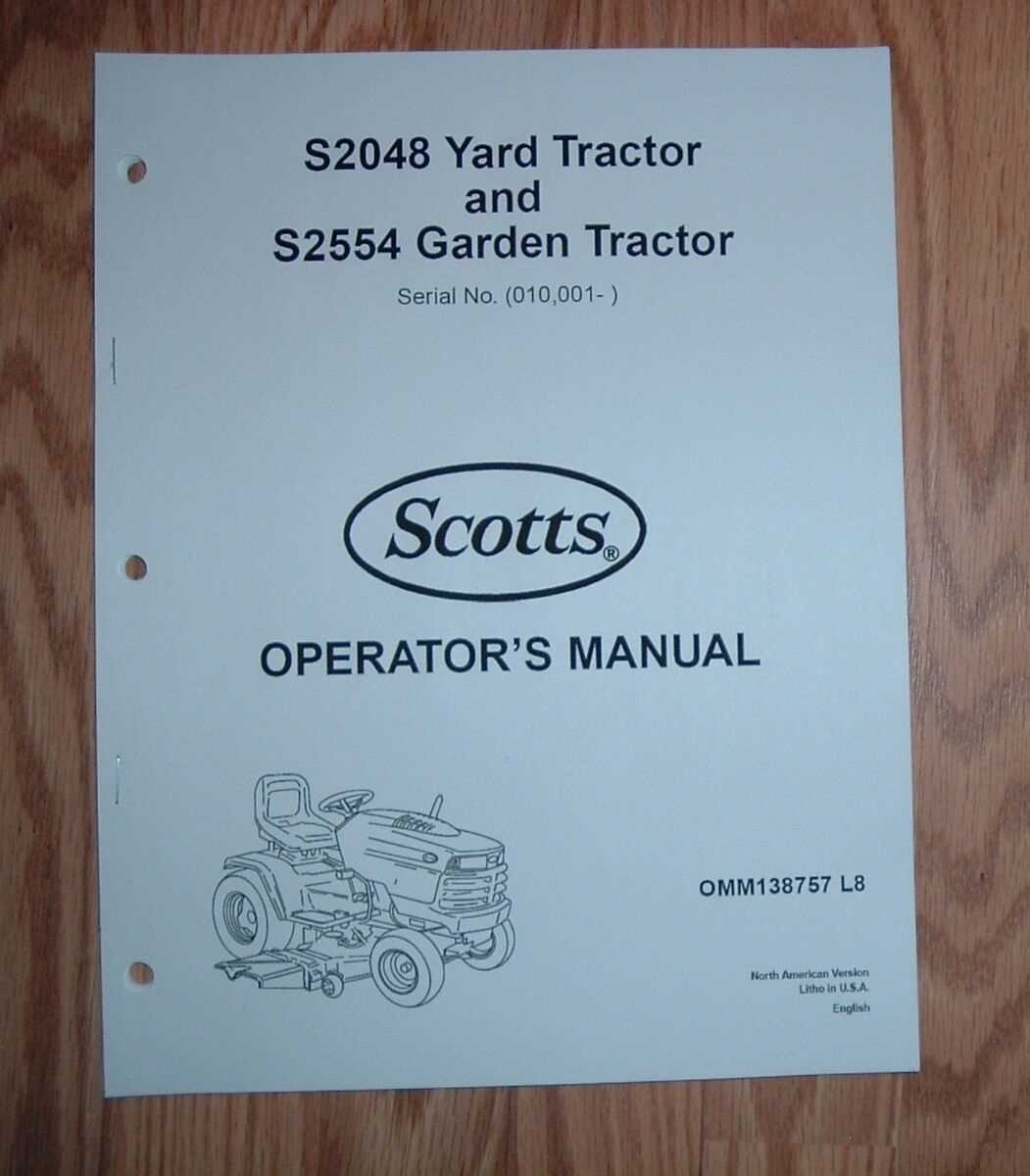 scotts s2554 parts diagram