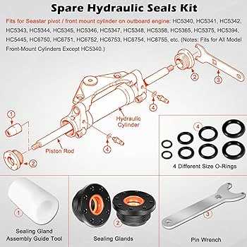 seastar hydraulic steering parts diagram