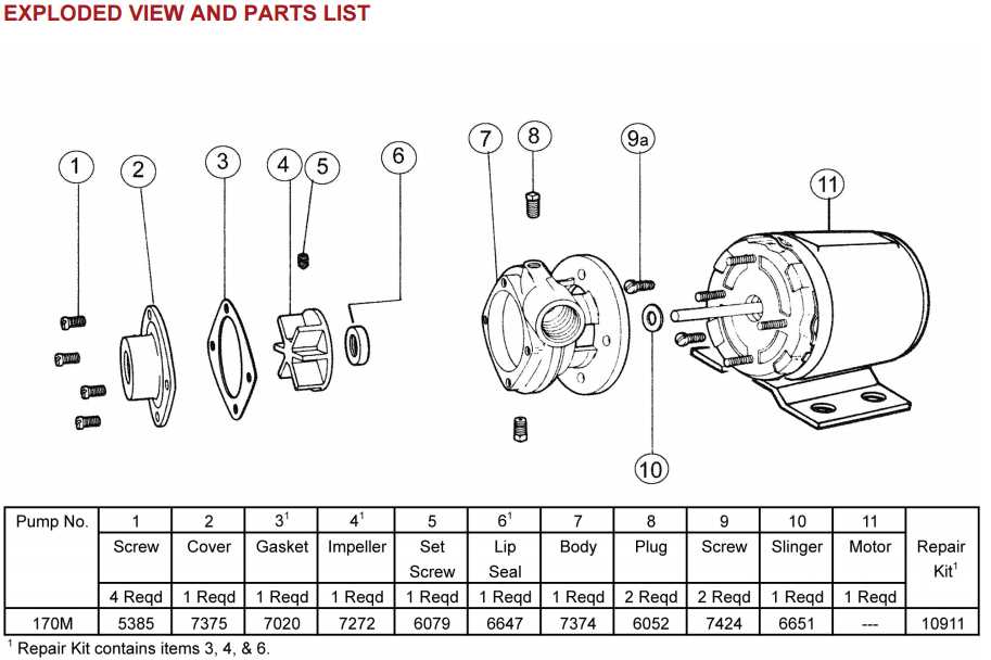 sf60110 1 pump parts diagram