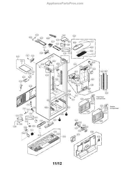 lg lfx31945st parts diagram