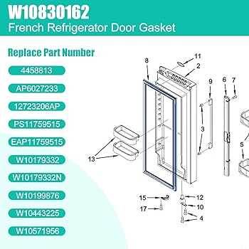 kitchenaid refrigerator parts diagram