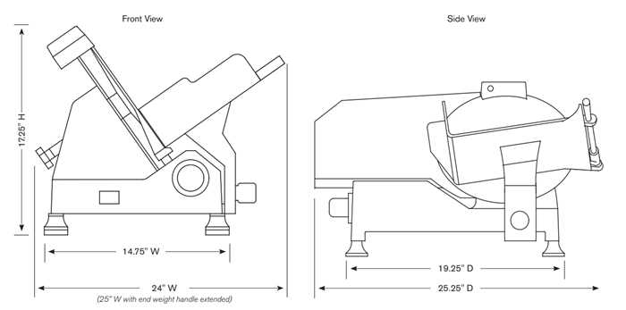 globe g12 slicer parts diagram
