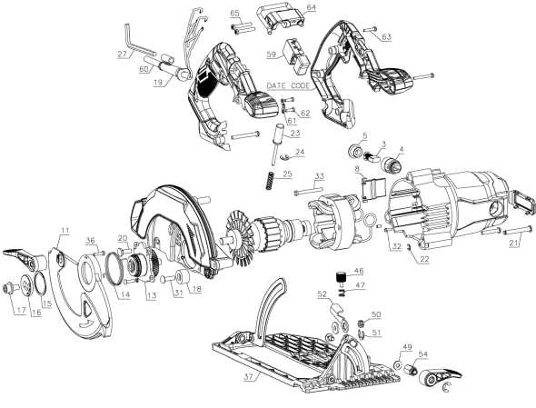 skilsaw parts diagram