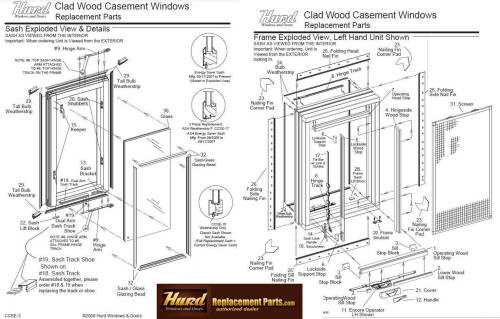 sliding window parts diagram