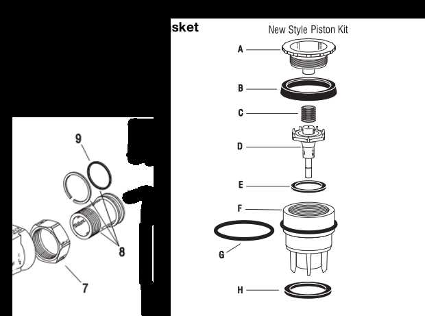 sloan flushometer parts diagram