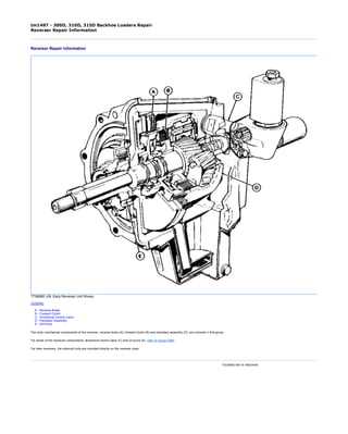 john deere 310d backhoe parts diagram