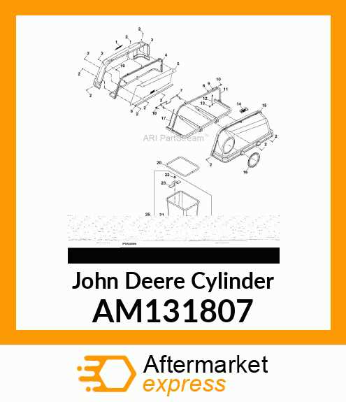 john deere x580 parts diagram