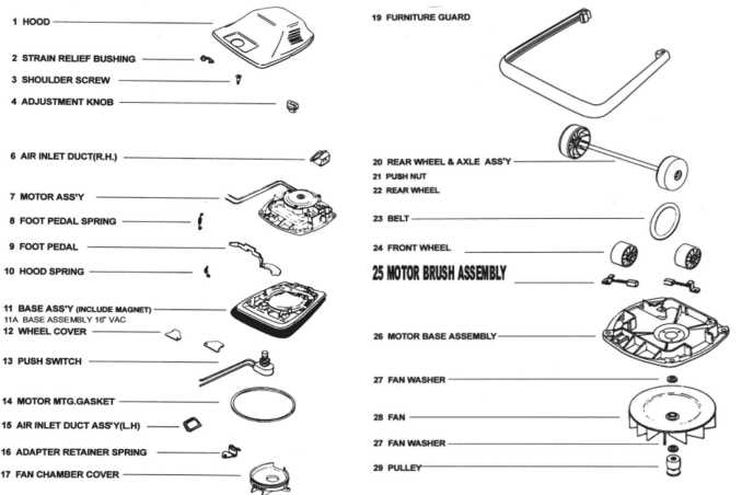 bissell parts diagram