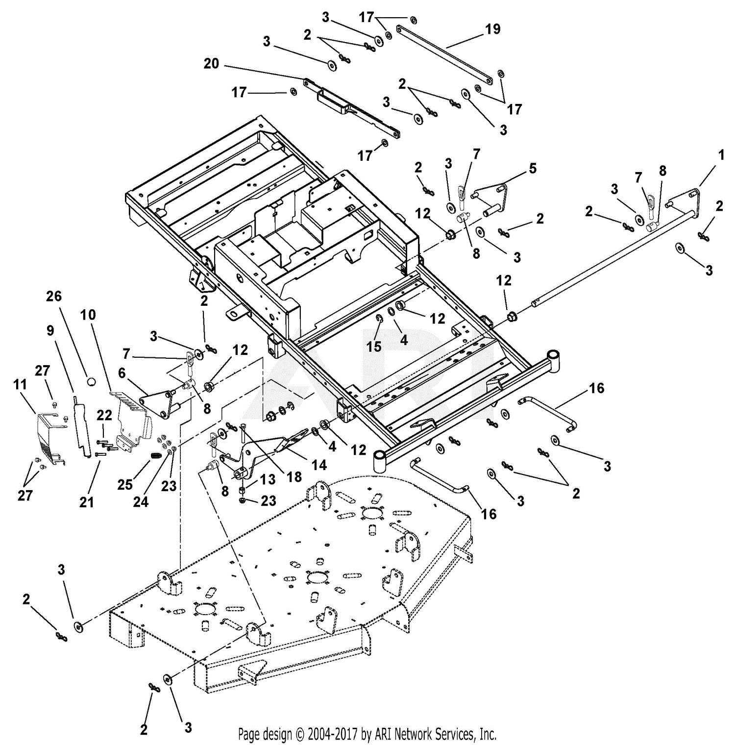 gravely zero turn parts diagram