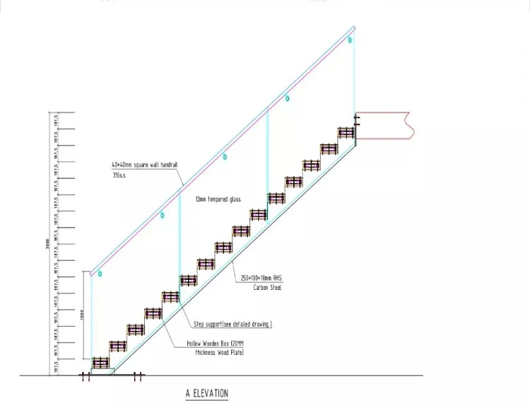 staircase parts diagram