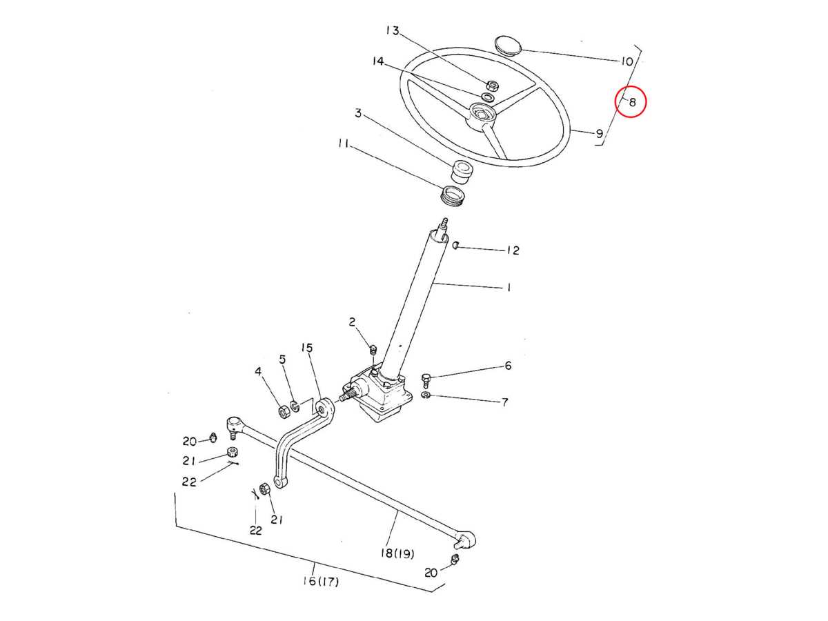 steering wheel parts diagram