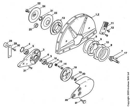 stihl 034 parts diagram