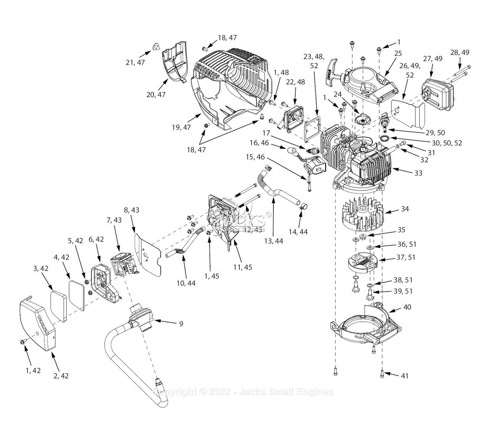 stihl fs 45 parts diagram