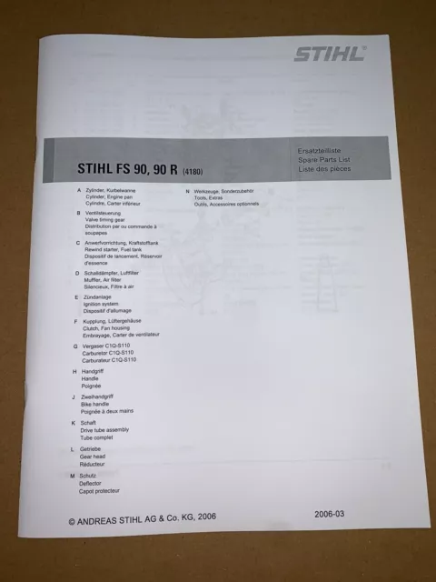 stihl fs 90 parts diagram