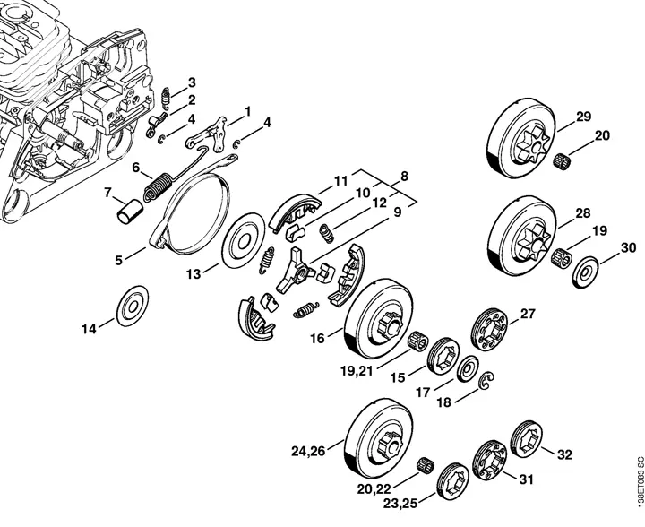 stihl ms 290 parts diagram