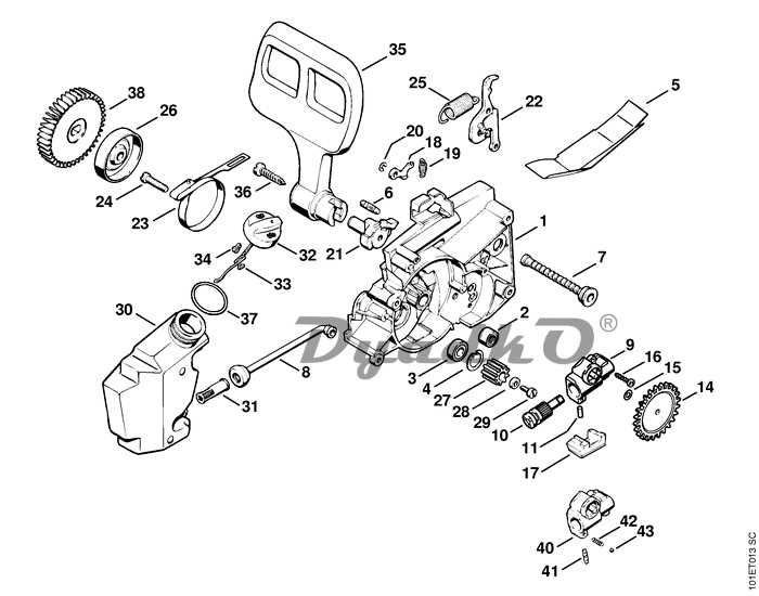 stihl ms 290 parts diagram