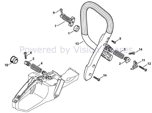 stihl ms311 parts diagram