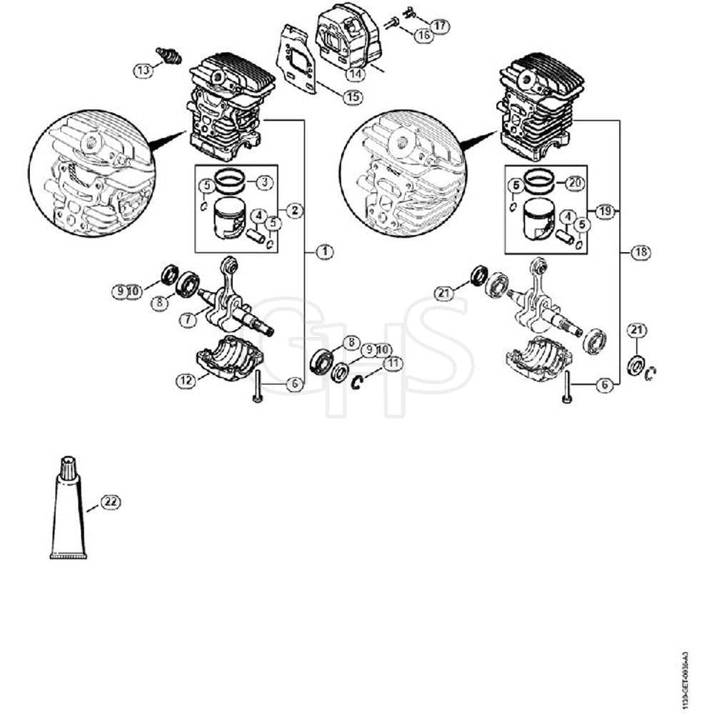 stihl ms311 parts diagram