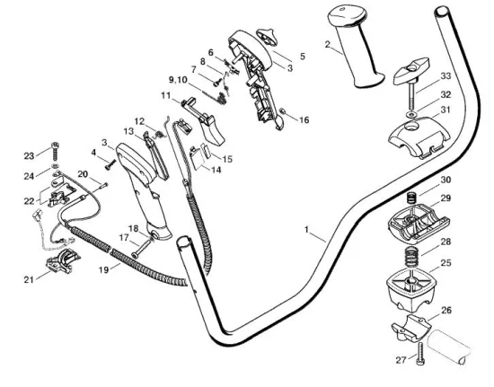 stihl trimmer parts diagrams