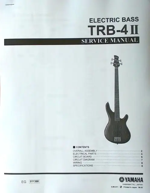 electric bass parts diagram