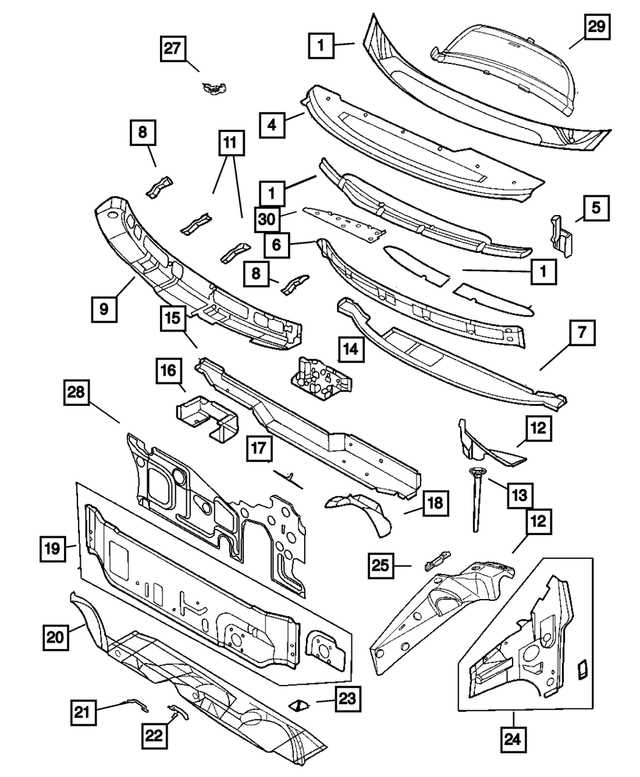 dodge caravan parts diagram