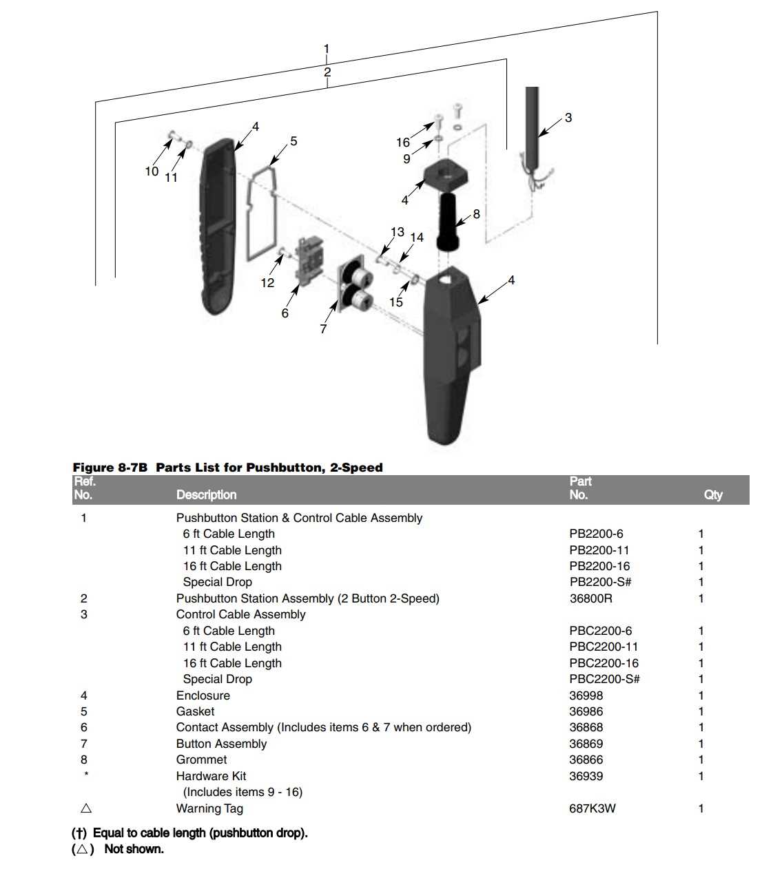 hoist parts diagram