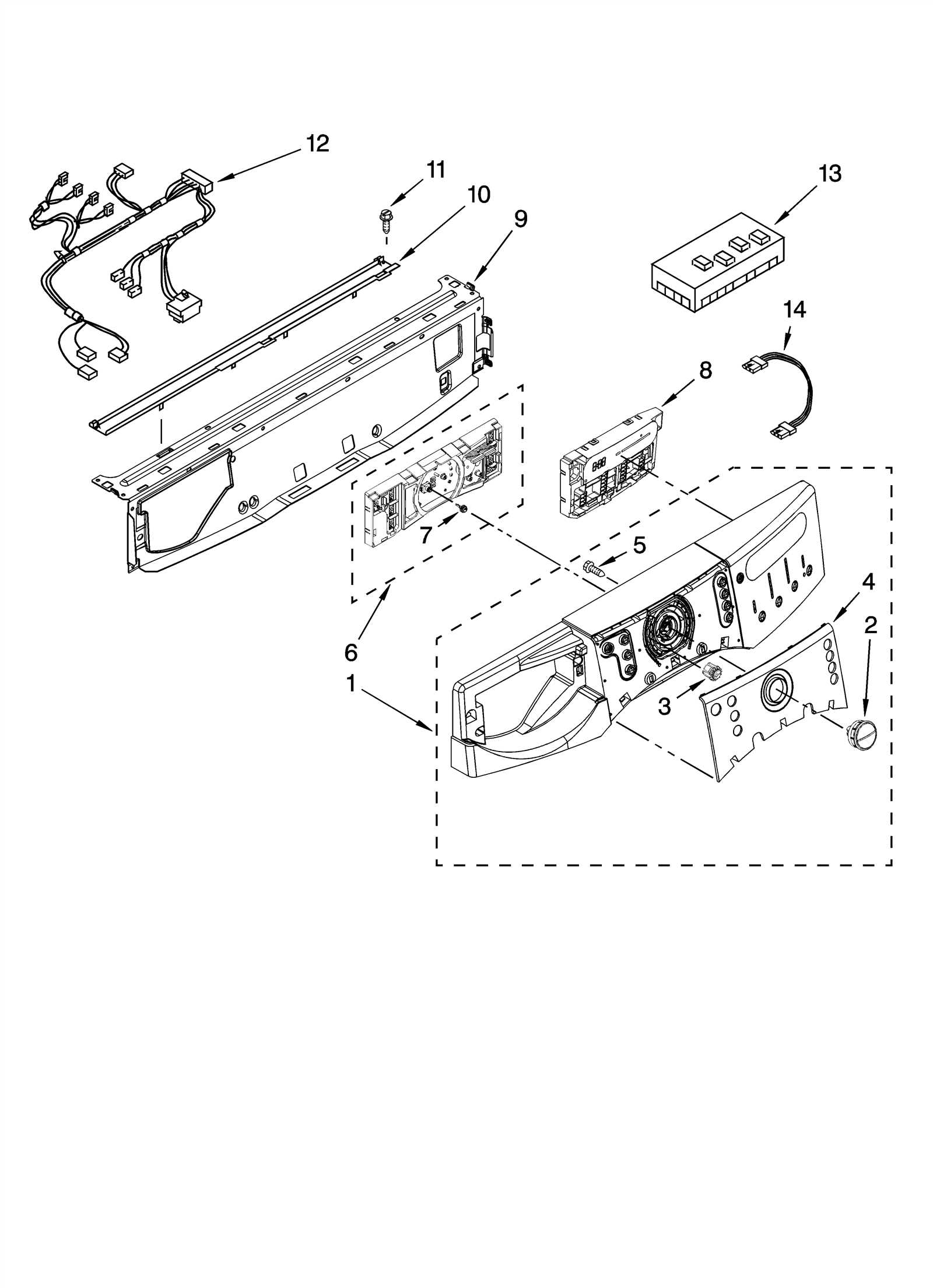 kenmore series 700 washer parts diagram