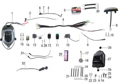 tao tao 110 parts diagram