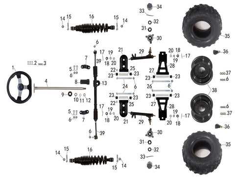 tao tao 110 parts diagram