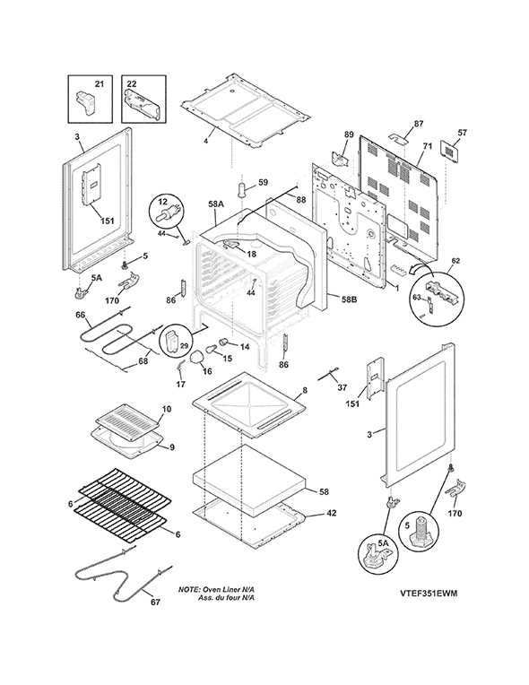 tappan oven parts diagram